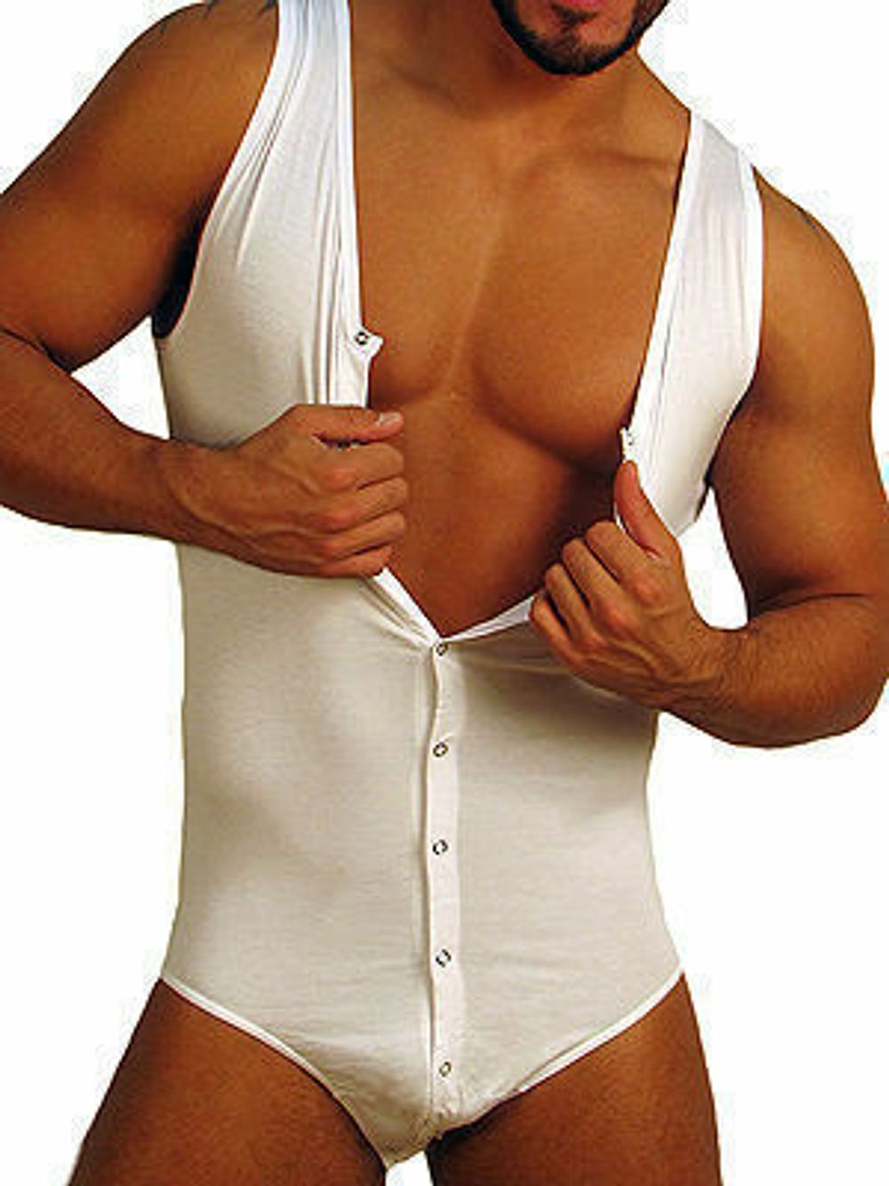 Мужское боди белое Doreanse Man Body 5001