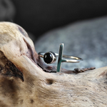 Кольцо ГРАНИЦА, серебро/оникс