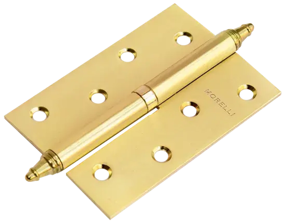 Петля стальная разъемная MSN 100X70X2.5 R SN с подшипником правая, врезная на круглой оси