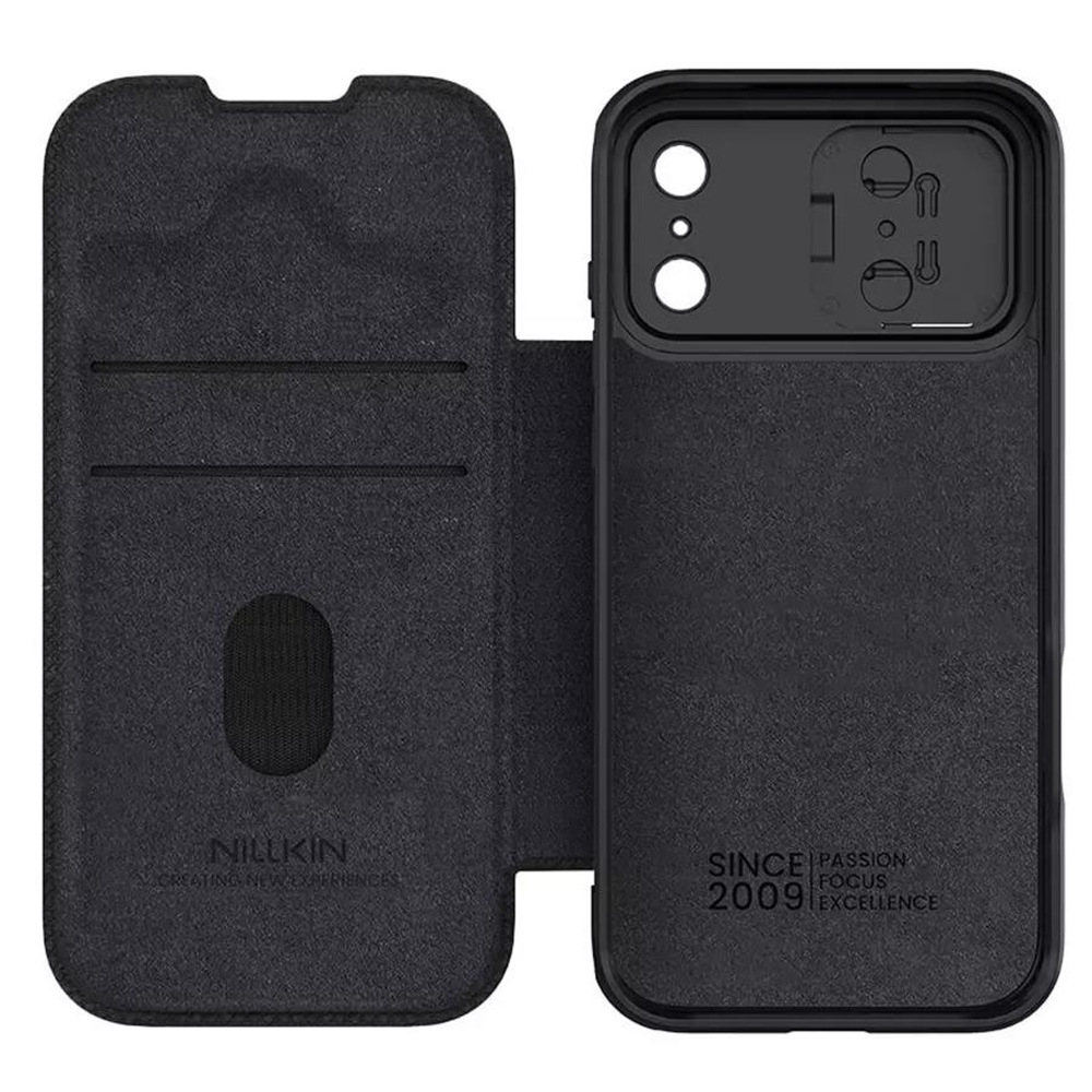 Кожаный чехол-книжка Nillkin Leather Qin Pro для iPhone 17 Pro Max