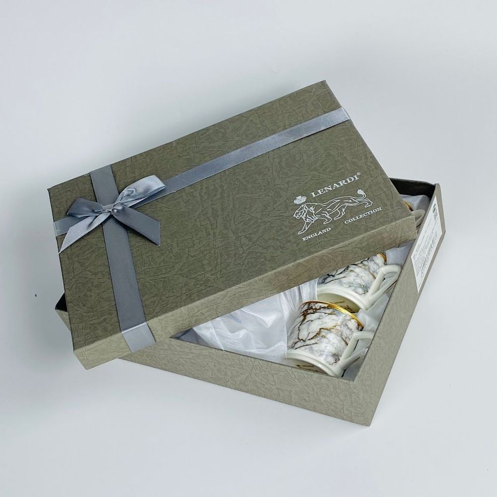 Lenardi 181-237 Кофейный набор 12пр.100мл в под.уп.(х12)Фарфор