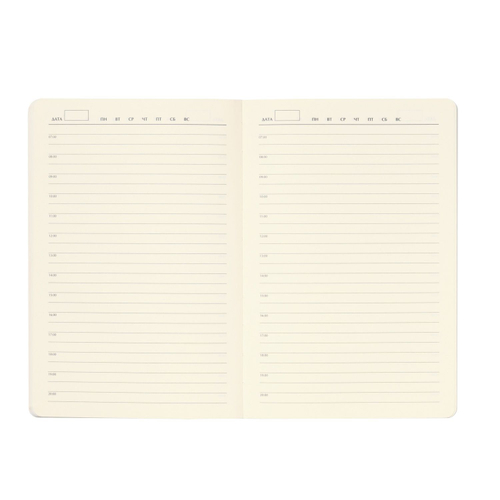 Ежедневник River side недатированный, черный/красный