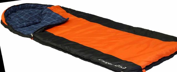 Спальный мешок Campus COUGAR 250 R-zip (одеяло+подголовник, +2°С)