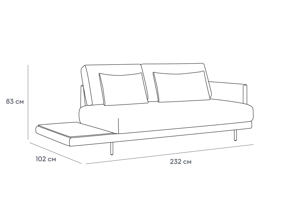 Кушетка Ricadi