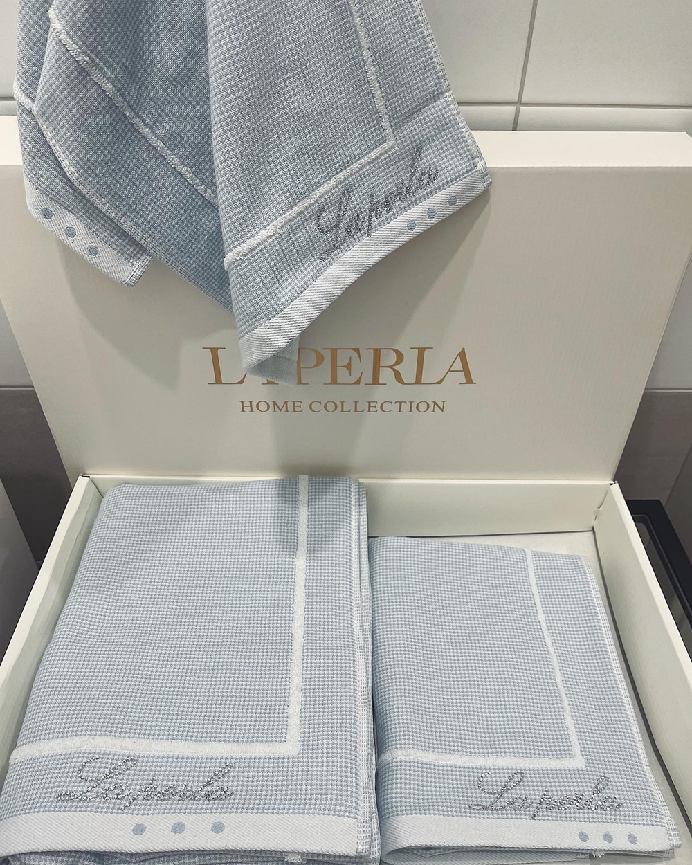 Набор хлопковых полотенец La Perla