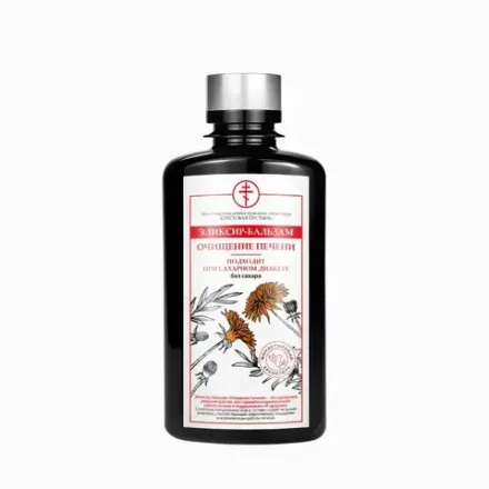 Эликсир-бальзам без сахара «Очищение печени» пластик 275 мл, «Солох-Аул»