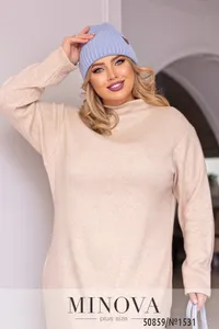 Платье 1531-бежевый Minova
