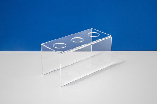 Подставка в витрину для мороженого П-обр на три рожка