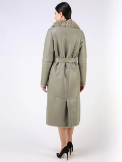 Дубленка зимняя натуральная длинная