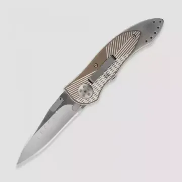 Складной нож CRKT Elishewitz E-Lock Bronze CR/7323 c клинком из стали AUS-8, рукоять Stainless Steel 420J2
