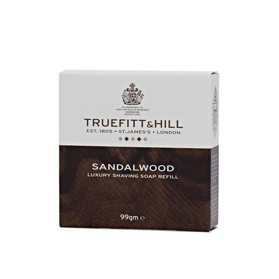 Люкс-мыло для бритья Truefitt&Hill Sandalwood 100гр refill 01807