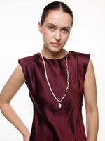 Колье Pearl Old Money Silver