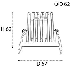 Встраиваемый светильник Italline IT08-8040 IT08-8040 white 3000K