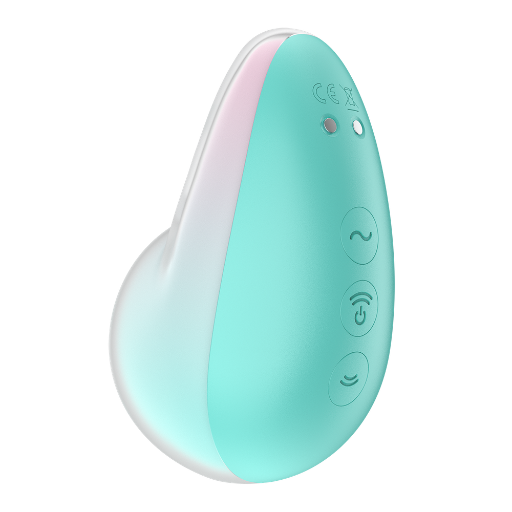 Вакуумный стимулятор клитора Satisfyer Pixie Dust, мятно-розовый