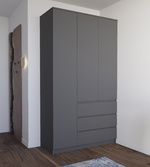 Шкаф Мори МШ 1200.1 Графит