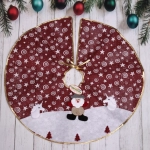 Коврик под ёлку JOLLY «Метель в лесу» d-70 см