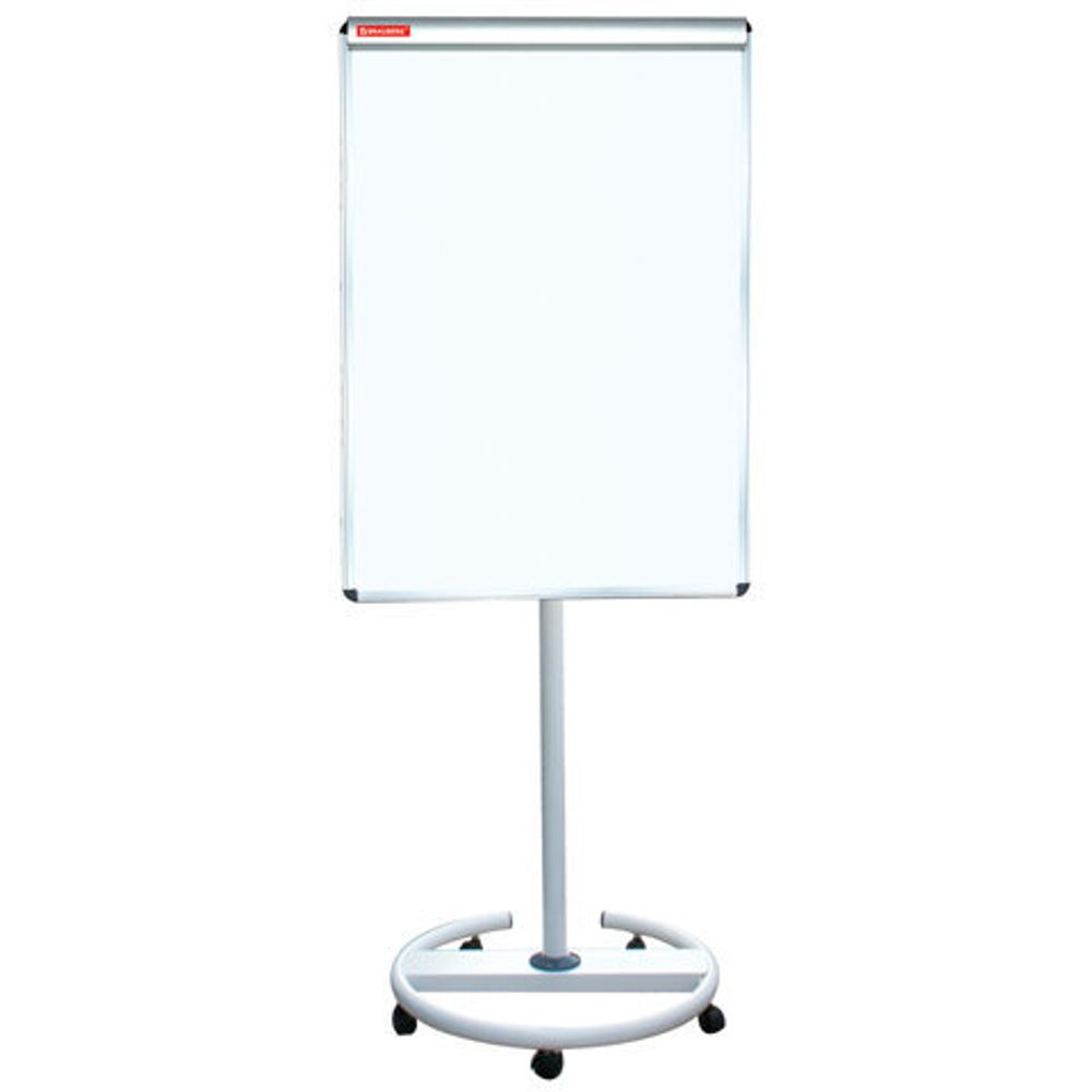 Доска-флипчарт магнитно-маркерная 70х100 см, передвижная, ГАРАНТИЯ 10 ЛЕТ, BRAUBERG, 231703