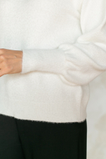 Теплый джемпер с пышным рукавом Тамбовчанка