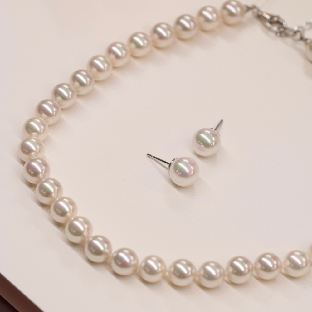 Подарочный комплект Majorica: серьги и колье Ballet