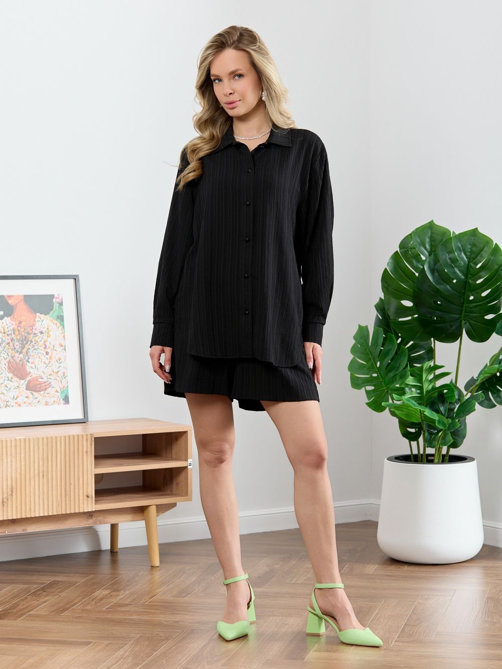 Рубашка Сиеста-5 Виотекс ЧЁРНЫЙ