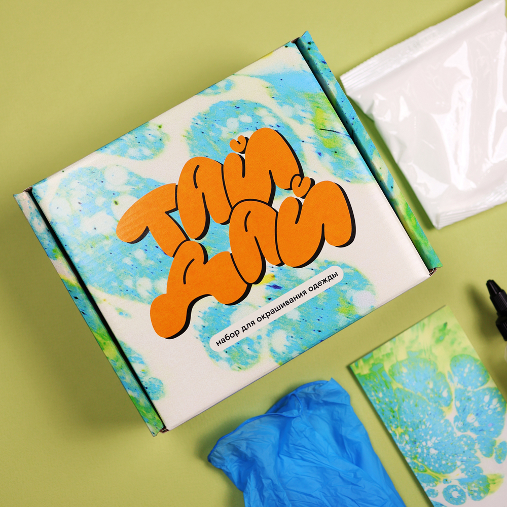 Набор тай-дай 5 цветов #12