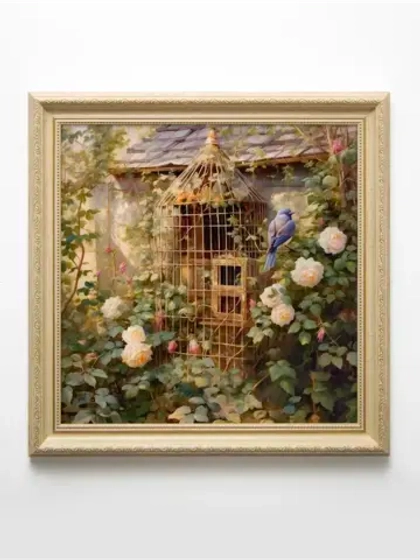 Картина на стену интерьерная на холсте 35*35 см