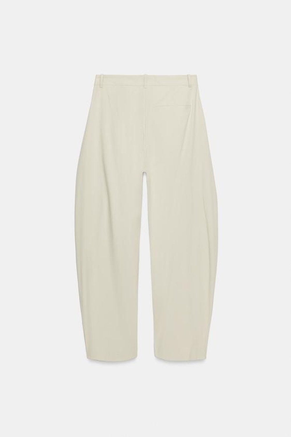 ZARA БРЮКИ С ЗАЩИПАМИ ZW LIMITED EDITION, СВЕТЛО-БЕЖЕВЫЙ