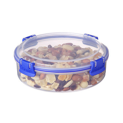 Контейнер круглый 640мл Sistema Klip It синий