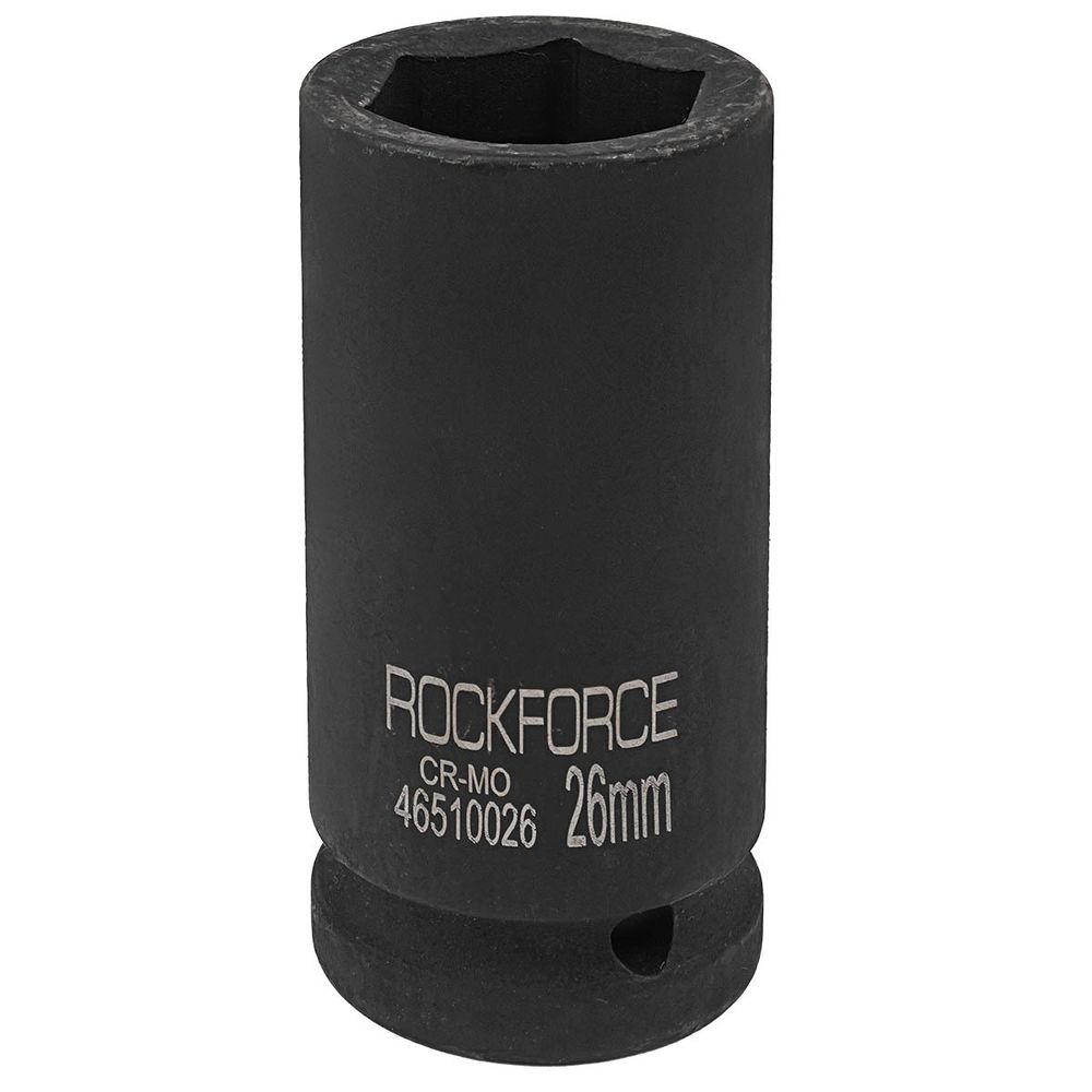 Головка ударная глубокая 3/4&#39;&#39;, 26мм (6гр.) RockForce RF-46510026