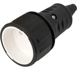 Розетка переносная Р16-386 IP44 резиновая (каучуковая)