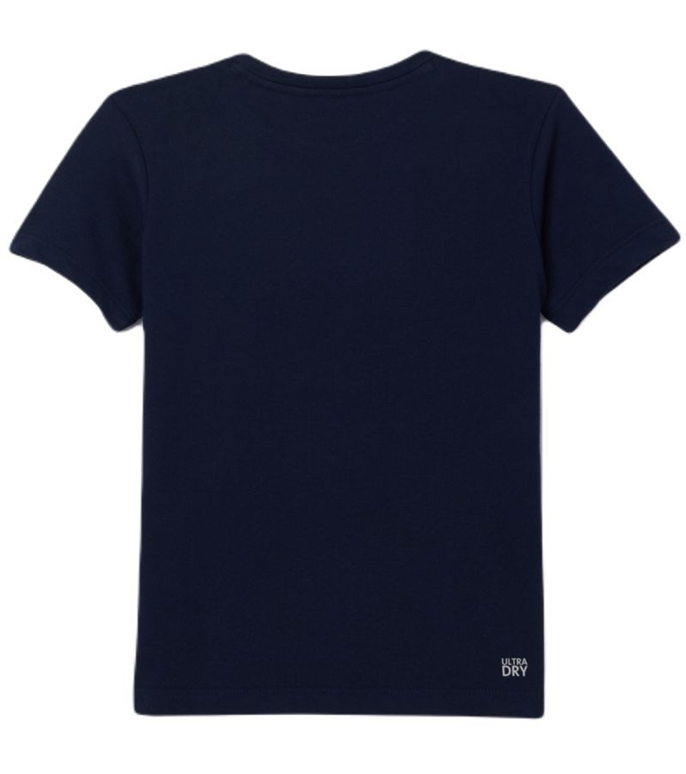 Детская теннисная футболка Lacoste Boys SPORT Tennis Technical Jersey Oversized Croc T-Shirt - Blue