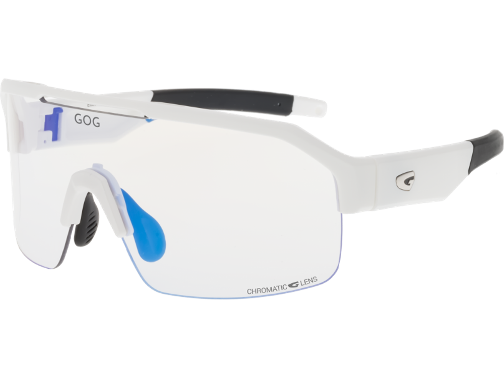 Спортивные очки GOG Thor C / Matt White-Black / Photochromic Blue Lens