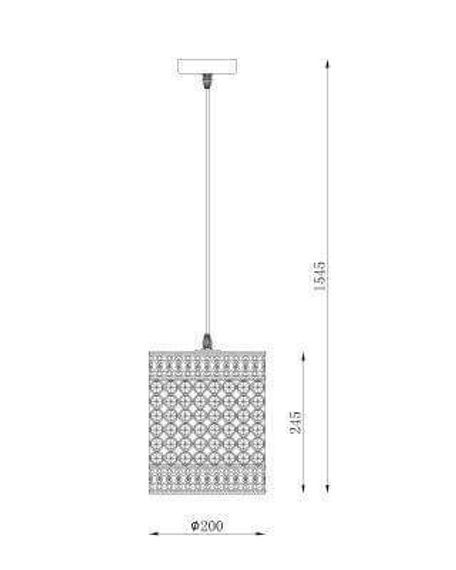 Подвесной светильник Lucide Byzantium 02306/20/03
