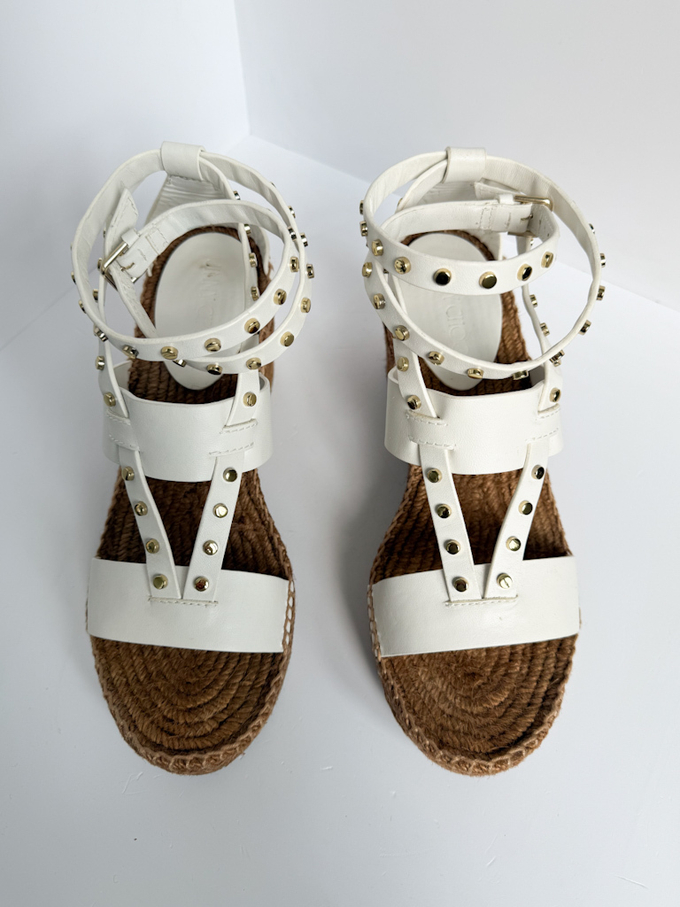 Кожаные босоножки Jimmy Choo, 40