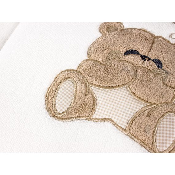 Детский набор полотенец  Lovely беджевый 2 предмета  TIVOLYO HOME Турция