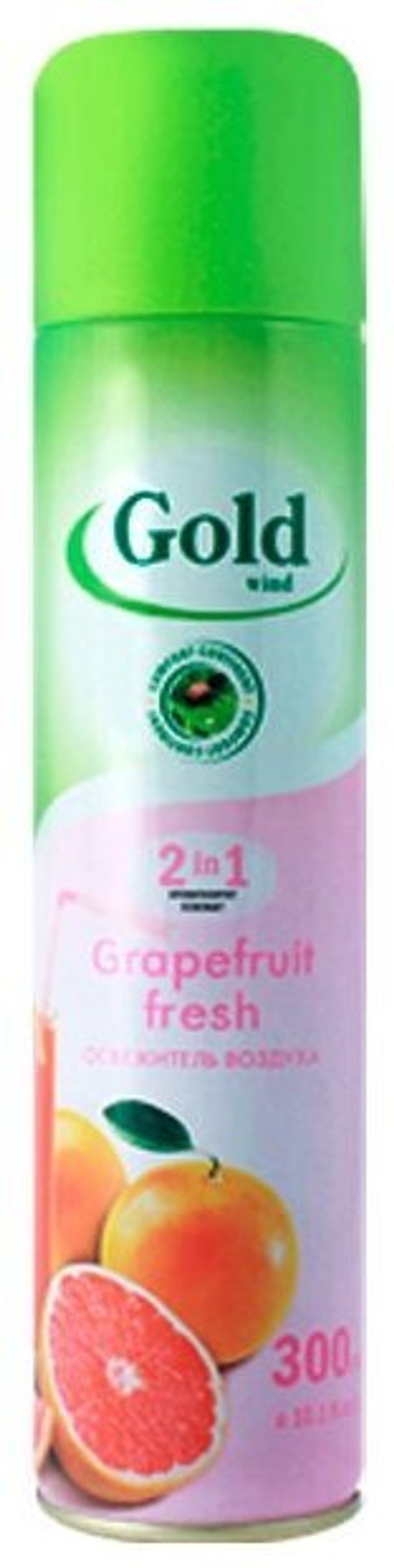 ОСВЕЖИТЕЛЬ ВОЗДУХА GOLD WIND GRAPEFRUIT FRESH 300МЛ