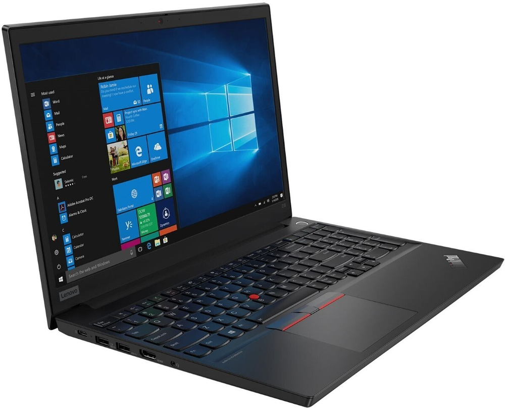 Ноутбук Lenovo ThinkPad E15-IML Intel Core i3 10110U, 2.1 GHz, 8192 Mb, 15.6; Full HD 1920x1080, 1000 Gb, DVD нет, Intel UHD Graphics, WiFi, Bluetooth, FPR, Windows 10 Professional, черный, 2.1 кг, 20RD0034RT