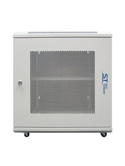 Шкаф телекоммуникационный настенный ST-NCP12U600 (СЕРЫЙ) С ПОЛКОЙ