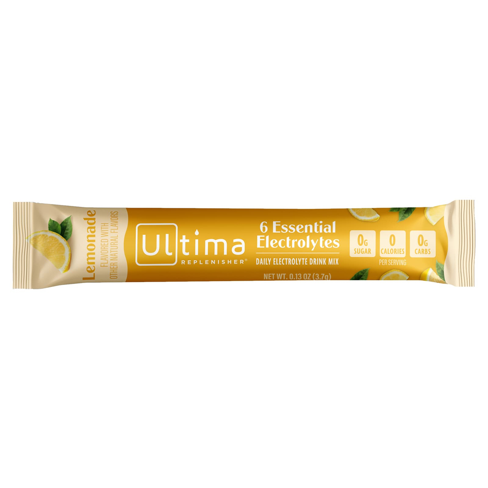 Ultima Replenisher, смесь для приготовления электролитического напитка, со вкусом лимонада, 20 стиков, 3,7 г (0,13 унции) каждый