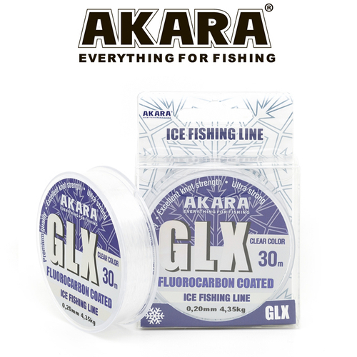 Леска Akara GLX ICE Clear 30 м 0,16