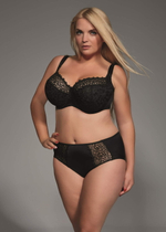 Трусы Kris Line Betty слипы Midi (черный)