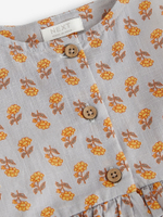 Сарафан для девочки Next E37-886, Серый