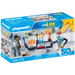 Playmobil - my Life Ученый с роботами 71450