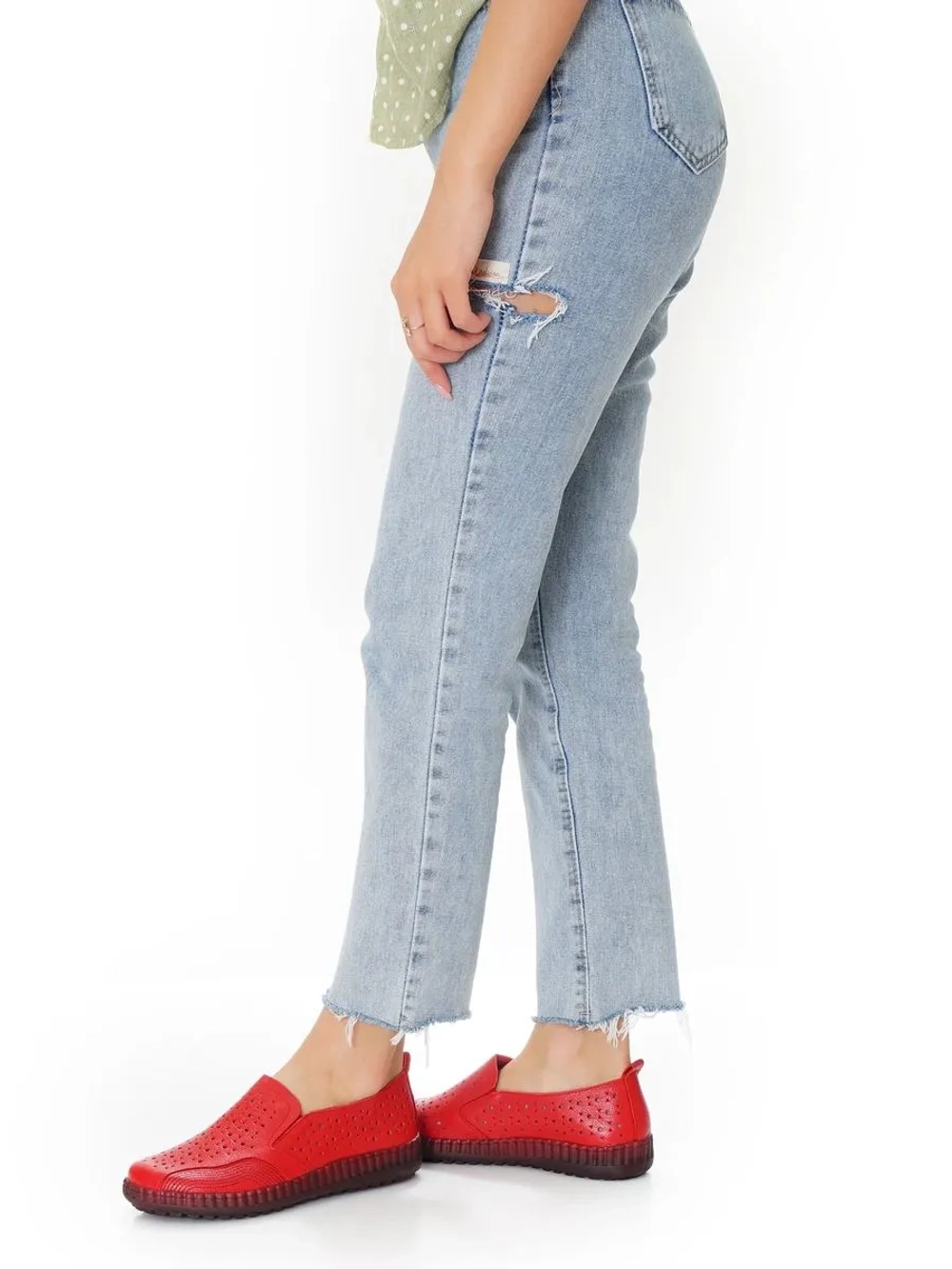 Туфли женские летние натуральная кожа