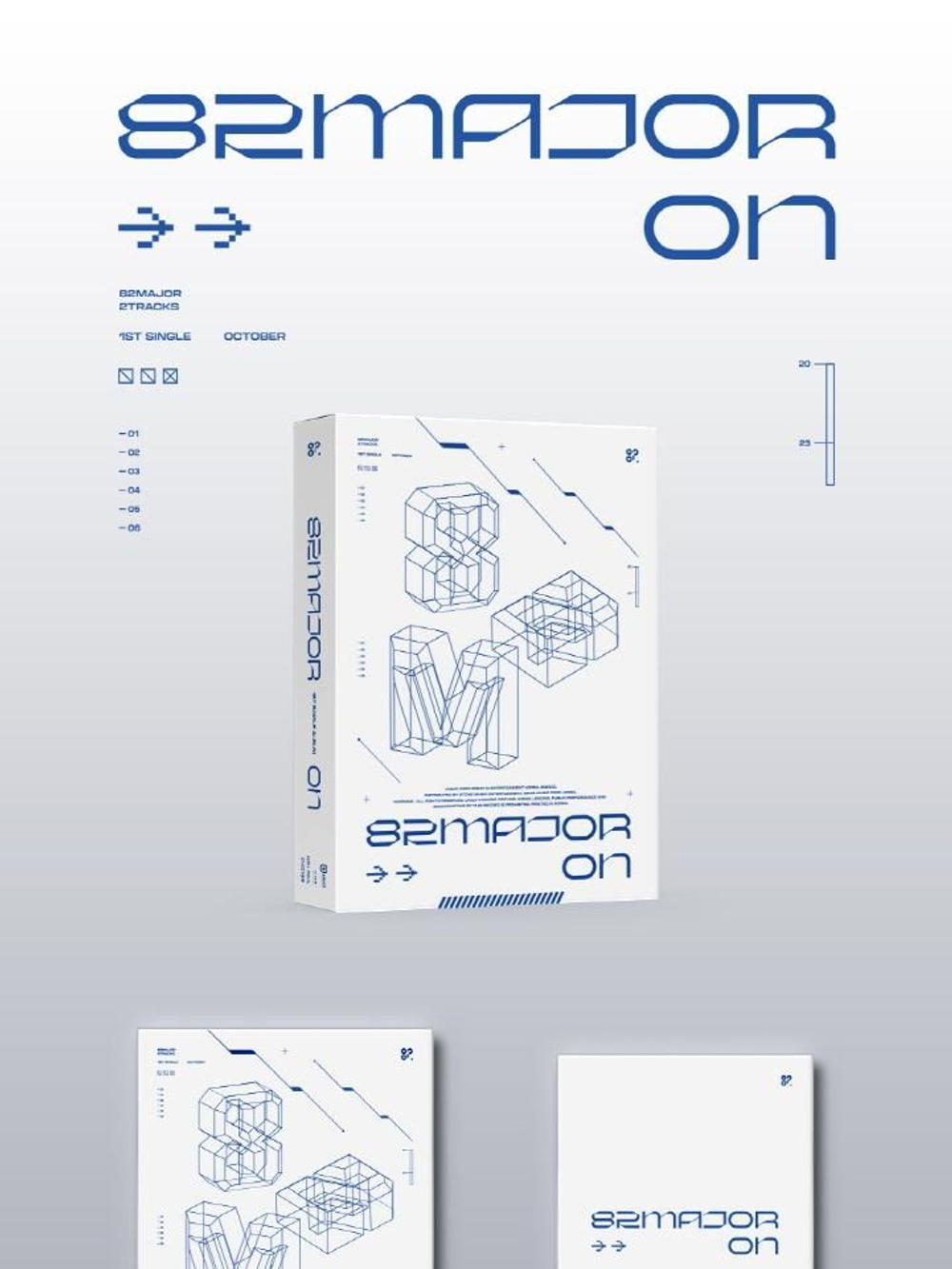 Альбом 82MAJOR - ON 1st Single Album