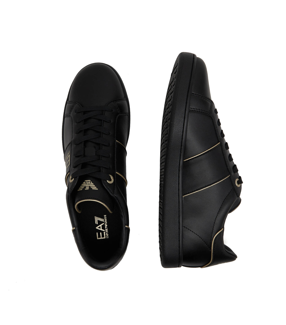 Кожаные кроссовки EA7 - черный(X8X102 XK346)
