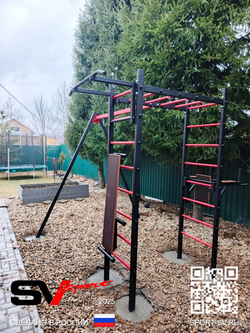 Монтаж уличного спортивно-игрового комплекса Sv Sport
