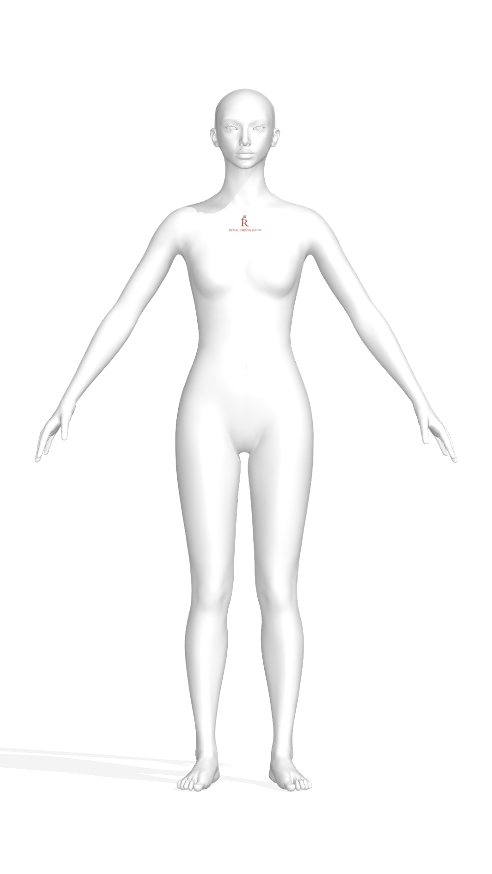 3D аватар манекена Моника