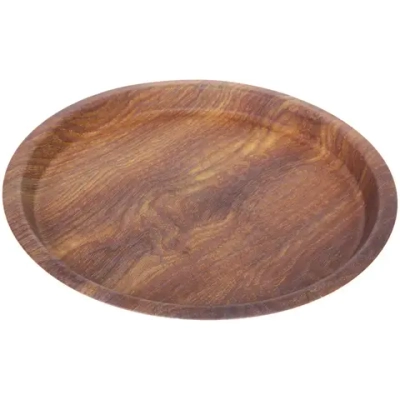 Поднос пластиковый «WOOD» 34,5*2,5см