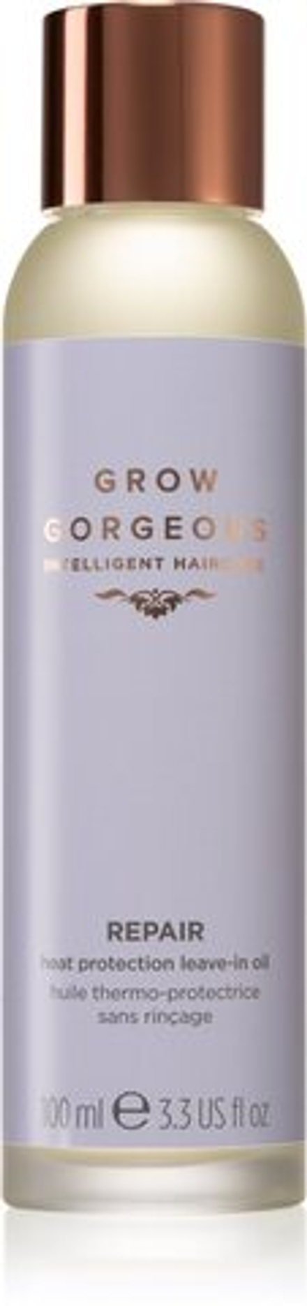 Grow Gorgeous Repair - защитное масло для волос, поврежденных частой сушкой /   100  ml  / GTIN 5060102606833